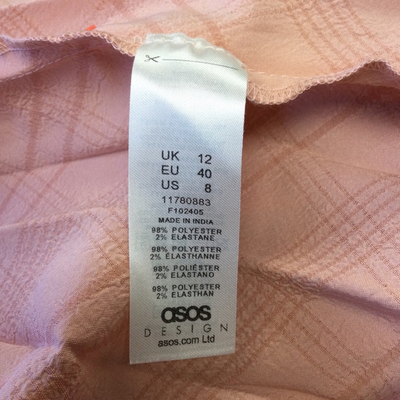 Women's ASOS DESIGN Dress, Size 8, Dusty Rose - Picture 10 of 12